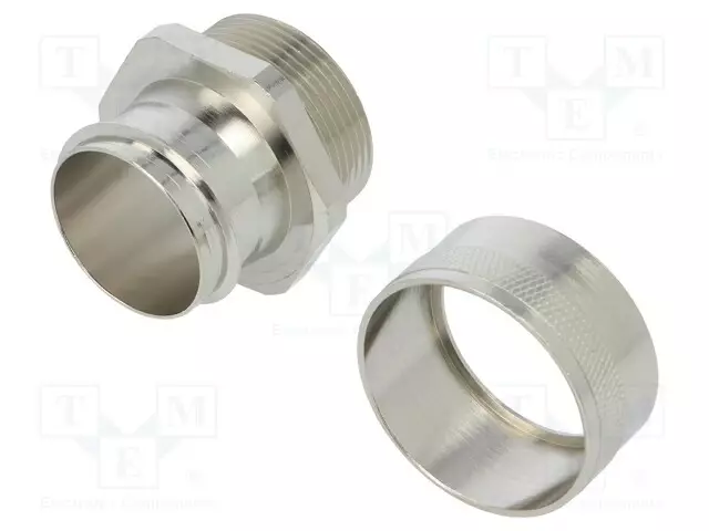 SUORA PÄÄTELIITIN - KIERRE: METRINEN,ULKO-MESSINKI - IP54 - Punosten lisätarvikkeet - FCDFCE40-M40-FF - 1