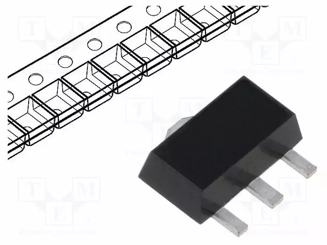 TRIAKKI - 600V - SOT89 - Triakit - LX809MBRP-LF - 1
