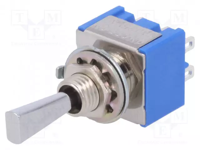 VIPUKYTKIN - ASENNOT: 3 - DP3T - (ON)-OFF-(ON) - 6A/125VAC - MS-500 - 1KV - Vipukytkimet - MS500J-F - 1