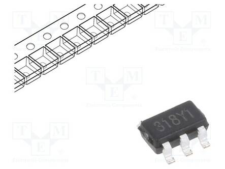 IC: KOMPARAATTORI - PIENTEHO - CMP: 1 - 1,3US - SMT - SOT25 - RULLA,TEIPPI - Operaatiovahvistimet - SMD - TS331CX5-RFG - 1