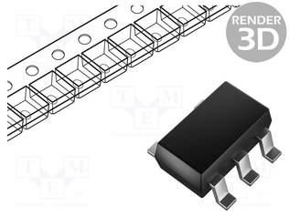 PMIC - DC/DC MUUNNIN - TULOJÄNNITE 2÷6VDC - LÄHTÖJÄNNITE 1,1VDC - 0,6A - SOT25 - SMD - Jännitesäätimet - DC/DC piirit - XC9236A11CMR-G - 1