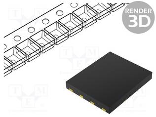IC: FLASH MUISTI - 8MBFLASH - SPI - 1MX8BIT - 80MHZ - 1,65÷2V - WSON8 - FLASH sarjaliitet. muistit - mikropiirit - MX25U8033EZNI-12G - 1