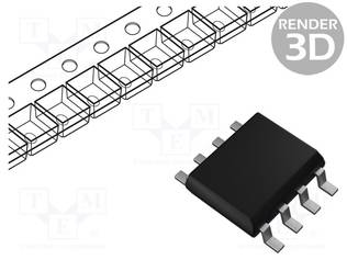 IC: FLASH MUISTI - 8MBFLASH - QPI,SPI - 1MX8BIT - 104MHZ - 1,65÷2V - SOP8 - FLASH sarjaliitet. muistit - mikropiirit - MX25U8035EM1I-10G - 1
