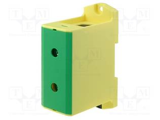 LIITIN: KISKO-425A - 690V - RUUVI TERMINAALI - KELTA-VIHREÄ - W: 37MM - Kiskoliittimet - T021240.YG - 1