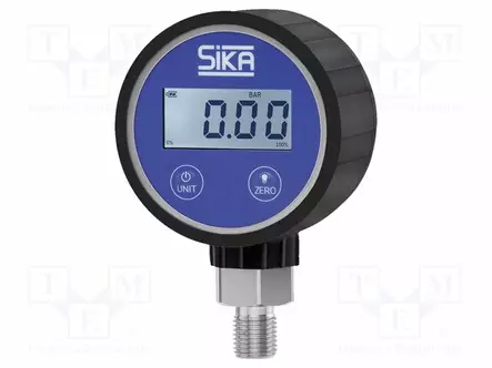 DIGITAALINEN PAINEMITTARI - 0÷10BAR - RUUVIKIERRE: G 1/4" - 69MM - Pneumatiikkatarvikkeet - EME8RF2-0010G - 1