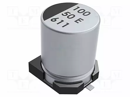 ELEKTROLYYTTIKONDENSAATTORI - SMD - 10UF - 35VDC - Elektrolyyttikondensaattorit - vaaka - EV106M035A9DAA-YAG - 1