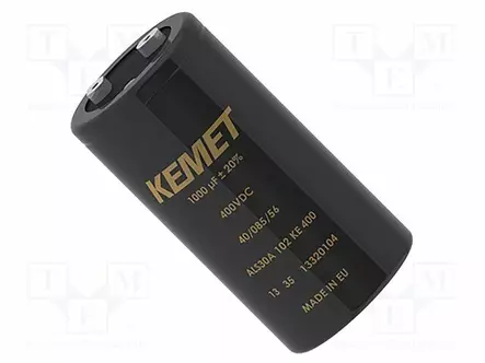 ELEKTROLYYTTIKONDENSAATTORI - 1,5MF - 200VDC - 5,6A - Ruuvi- ja muut kondensaattorit - A431FM152M200A-YAG - 1