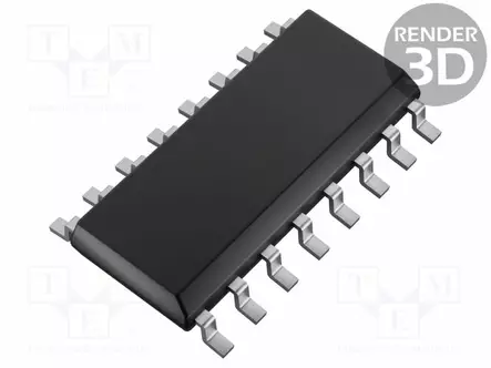 IC: FLASH MUISTI - 64MBFLASH - SPI - 8MX8BIT - 104MHZ - 2,7÷3,6V - SOP16 - FLASH sarjaliitet. muistit - mikropiirit - MX25L6445EMI-10G - 1