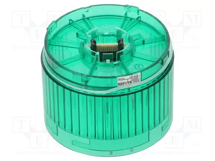 VIHREÄ - LED - 24VDC - IP65 - Ø70X50MM - LR7 - -20÷50°C - Teollisuuden merkinantolaitteet - LR7-E-G - 1