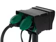 2-WAY GARDEN SOCKET WITH TIMER - FOR OUTDOOR USE - SCHUKO - Jatkojohdot ja -haaroittimet - EG2WTM-G - 5