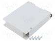 KOTELO: DIN-KISKOLLE - Y: 80MM - X: 17,7MM - Z: 103MM - ABS - HARMA - DIN kiskokotelot - KM-324G - 1