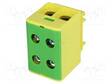 LIITIN: KISKO-320A - 690V - RUUVI TERMINAALI - KELTA-VIHREÄ - W: 30MM - Kiskoliittimet - T022050.YG - 1