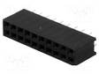 PIIKKIRIMALIITIN - N LIITINAARAS - PIN: 20 - THT - SUORA - 3A - 2,54MM - Piikkirimaliittimet - ZL262-20DG - 1
