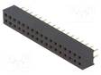 PIIKKIRIMALIITIN - N LIITINAARAS - PIN: 34 - THT - SUORA - 2MM - 2X17 - Piikkirimaliittimet - ZL265-34DG - 1