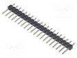 PIIKKIRIMALIITIN - PIN-LIITIN - UROS - PIN: 20 - THT - SUORA - 2,54MM - 1X20 - Piikkirimaliittimet - ZL201-20G - 1