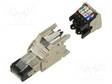 LIITIN: RJ45 - PISTOKE - PIN: 8 - CAT: 6A - SUOJATTU - 8P8C - ØJOH: 5,8÷9MM - RJ liittimet - FPS6X88MTG - 1