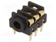 LIITIN: JACK 3,5MM - N LIITINAARAS - STEREO - NAVAT: 3 - THT - Plugit ja jakit - FCR1295G - 1