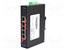 ETHERNET KYTKIN - PORTTIEN LUKU: 5 - 12÷48VDC - RJ45 - Teollisuusverkot - LNX-500AG - 1