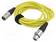 KAAPELI - XLR UROS- 3PIN,XLR NAARAS 3PIN - 6M - KELTAINEN - 0,25MM2 - Muut audio-videokaapelit - TAS-TK336PSF-G - 1