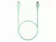 KAAPELI - USB 2.0 - USB C PISTOKE,MOLEMMIN PUOLIN - 1,2M - VIHREÄ - USB kaapelit ja adapterit - GC-KABGC100PF120MG - 2