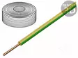 JOHTO - H07V-U - 2,5MM2 - RAUTACU - PVC - KELTAINEN-VIHREÄ - Monisäikeiset asennuskaapelit - H07V-U-250-YG - 1
