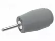 LABORATORY CONNECTOR: 4MM BANANA - SOCKET - 25A - GREY - INSULATED - Banaanijatkoliittimet - PJP3243PCB-G - 2