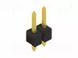 PIIKKIRIMALIITIN - PIN-LIITIN - UROS - PIN: 2 - THR,THT - 3A - 250V - SL 20 - 1X2 - Piikkirimaliittimet - SL20.THR.097.2.G - 1