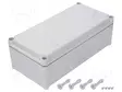 ASENNUSKOTELO - X: 188MM - Y: 378MM - Z: 130MM - SOLID - ABS - Yleiskäyttöiset kotelot - ABS381913G - 1
