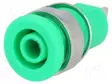 LABORATORIOBANAANILIITIN 4MM - PISTORASIA - 32A - VIHREÄ - 23,5MM - Banaanijatkoliittimet - BS-324-LG-G - 1