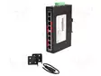 ETHERNET KYTKIN - PORTTIEN LUKU: 8 - 12÷48VDC - RJ45 - Teollisuusverkot - LNX-800AG - 3
