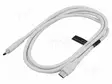 KAAPELI - USB 2.0 - USB C PISTOKE,MOLEMMIN PUOLIN - NIKKELÖITY - USB kaapelit ja adapterit - TAXWG - 1