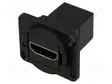 LIITIN - HDMI-PISTORASIA,MOLEMMIN PUOLIN - SUOJATTU - FT - 19X24MM - Audioliitinadapterit - CP30200G - 1