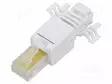 LIITIN: RJ45 - PISTOKE - PIN: 8 - CAT: 5E - SUOJATTU - 8P8C - 5MM - JOHTOON - RJ liittimet - RJ45-TLPLUG - 1