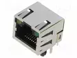 LIITIN: RJ45 - PISTORASIA - PIN: 8 - SUOJATTU,LED DIODIN KANSSA - 8P8C - RJ liittimet - MTJ88ARX1FSMPGLG - 1
