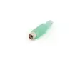 RCA PLUG FEMALE GREEN, Ø4mm - Plugit ja jakit - CA054G - 1