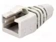 RJ45 LIITTIMEN SUOJAUS - VAALEANHARMAAA - RJ liittimet - MHRJ45SRB-RET-LG - 1