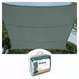 SHADE SAIL - RECTANGULAR - 2 x 3 m - COLOUR: GREEN GREY - Piha ja terassikalusteet - GSS4320GG - 1