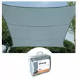 SHADE SAIL - SQUARE - 5 x 5 m - COLOUR: LIGHT SLATE GREY - Piha ja terassikalusteet - GSS4500BG - 1