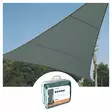 SHADE SAIL - TRIANGLE - 5 x 5 x 5 m - COLOUR: GREEN GREY - Piha ja terassikalusteet - GSS3500GG - 1