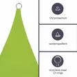 SHADE SAIL - TRIANGLE - 5 x 5 x 5 m - COLOUR: LIME GREEN - Piha ja terassikalusteet - GSS3500LG - 4