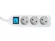 SOCKET OUTLET WITH CABLE ORGANIZER - 3 SOCKETS - SCHUKO - Jatkojohdot ja -haaroittimet - EB3WSWOG - 2