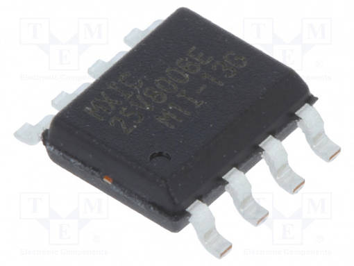IC: FLASH MUISTI - 8MBFLASH - 104MHZ - 2,3÷3,6V - SOP8 - RINNAKKAIS- - FLASH sarjaliitet. muistit - mikropiirit - MX25V8006EM1I-13G - 1