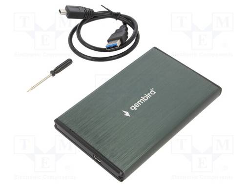 KIINTOLEVYJEN KOTELO: 2,5" - USB 3.0 - ALUMIINI - VIHREÄ - Tietokonetarvikkeet - muut - EE2-U3S-3-G - 1