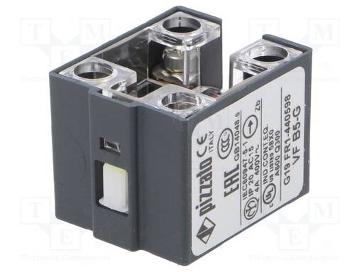 KONTAKTILOHKO - NO + NC - 10A - MAX.400VAC - MAX.250VDC - -40÷80°C - Rajakytkimet - VFB5-G - 1