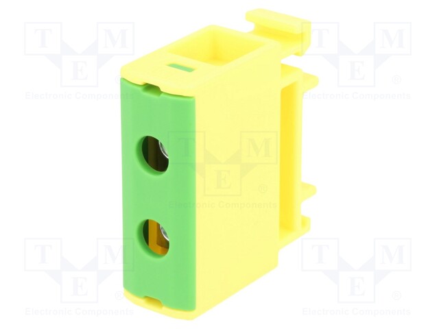 LIITIN: KISKO-135A - 1KV - RUUVI TERMINAALI - KELTA-VIHREÄ - NAVAT: 1 - Kiskoliittimet - T021035.YG - 1