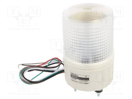 MERKINANTOLAITE: VALO-JATKUVA VALO,VILKKUVA VALO - SMCL - 24VDC - Teollisuuden merkinantolaitteet - SMCL80-2-24-RG - 1