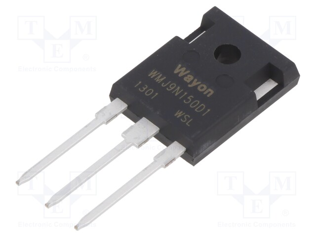 N-KANAVA MOSFET - WMOS™ D1 - UNI-POLAARINEN - 1,5KV - 9A - 320W - Transistorit - WMJ9N150D1-CYG - 1