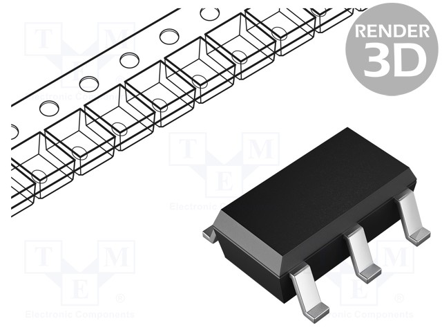 OPERAATIOVAHVISTIN - 1MHZ - CH: 1 - ±1,5÷16VDC,3÷32VDC - SOT25 - Operaatiovahvistimet - SMD - TS321CX5-RFG - 1