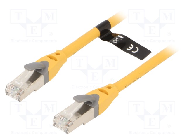 PATCH KAAPELI - S/FTP - CAT 6A - RJ45-PISTOKE,MOLEMMIN PUOLIN - OFC - RJ45 Ethernet kaapelit - IBHYG - 1