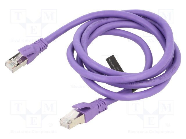 PATCH KAAPELI - S/FTP - CAT 6A - RJ45-PISTOKE,MOLEMMIN PUOLIN - LANKA - RJ45 Ethernet kaapelit - IBMVG - 1